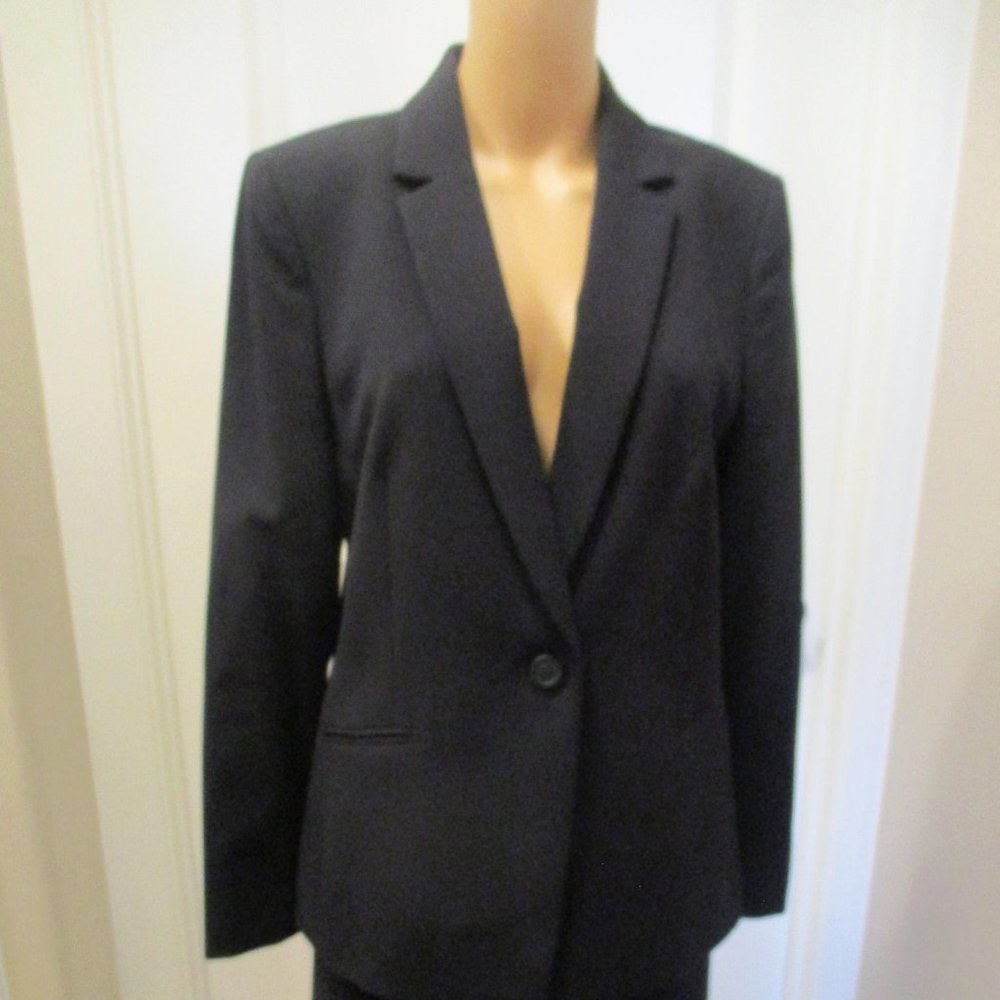Tahari Navy sz 10 Skirt Suit